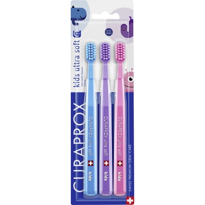 Curaprox Dětský zubní kartáček kids Ultra soft 3 ks
