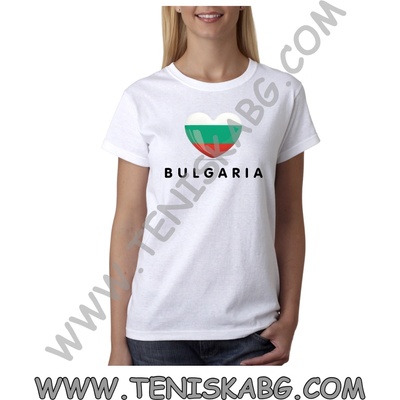 Fruit of the Loom Тениска - България знаме сърце