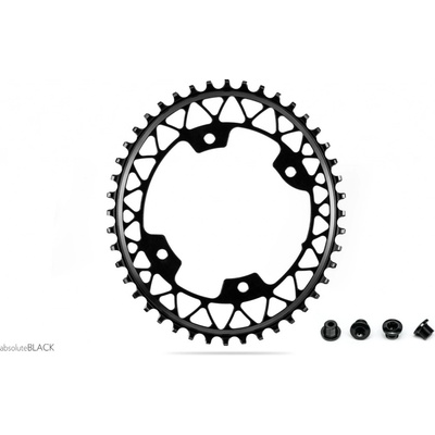 Prevodník Absoluteblack GRAVEL 1X OVAL 110/4 44T čierna