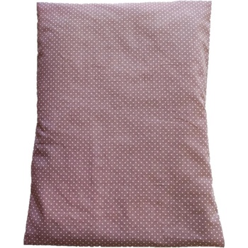 LKV Lomnice Relaxační vankúš s výplní z pohankových slupek bílý puntík 30x40