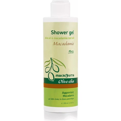 Macrovita OliveElia macadamia sprchový gél s makadamovým olejom 200 ml