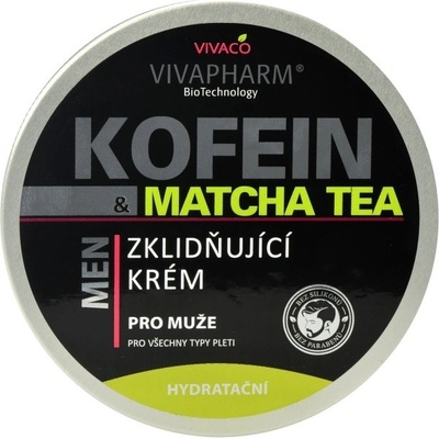 Vivaco VivaPharm Kofeínový pleťový krém s Matcha Tea 200 ml