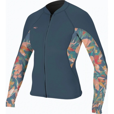 Dámský O'Neill Bahia 1/0.5mm Full-Zip Jacket copen blue/painted tropics/copen blue
