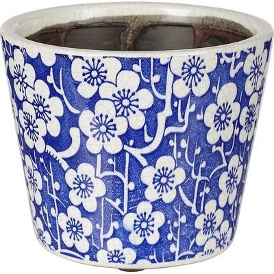 Butlers EVERGREEN Kvetináč 14 cm modré kvety
