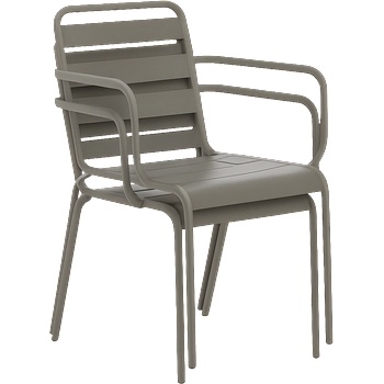 Carmen Метален градински стол inisa - капучино (3535135)