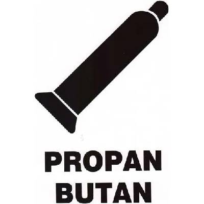 MAGG Propan butan - bílá tabulka plast A5