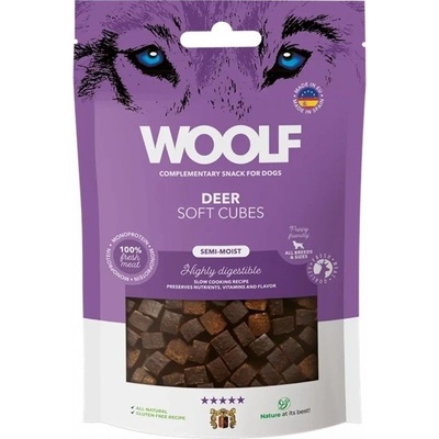 Woolf Soft Cubes Deer 100 g