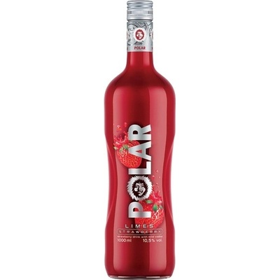 Polar Limes Strawberry 10,5% 1 l (holá láhev)