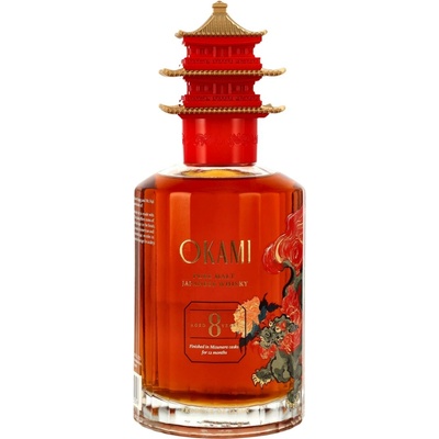 Okami 8 yo Pure Malt 40% 0,7 l (holá láhev)