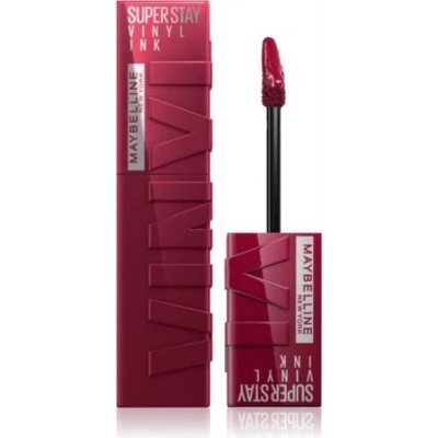 Maybelline SuperStay® Vinyl Ink Liquid dlouhotrvající lesklá tekutá rúž 30 Unrivaled 4,2 ml