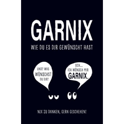 Garnix, wie du es dir gewünscht hast. | Sebastian Geisner