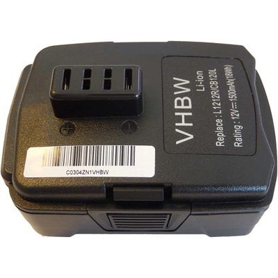 VHBW Батерия за Ryobi BPL-1220 / CB120, 12 V, 1.5 Ah (800109113)