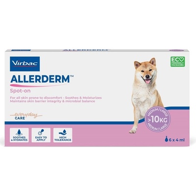 Allerderm Spot on pro psy a kočky nad 10 kg 6 x 4 ml