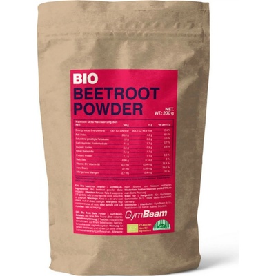 GymBeam BIO Prášok z červenej repy 200 g