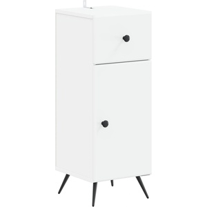 vidaXL Шкаф за баня BREDA Бяло 30 x 31 x 80 см Инженерна дървесина (897485)