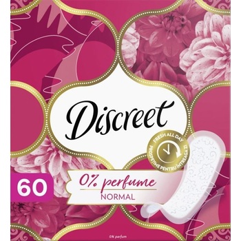 Discreet Slip No Perfume Normal dámske hygienické intímne vložky 60 ks