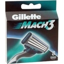 Gillette Mach3 náhradní hlavice 8 ks + gel na holení Sensitive 75 ml dárková sada