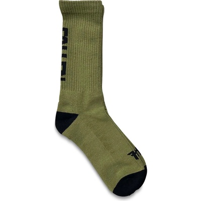 FALLEN Bar Logo Sock Green Melee Black