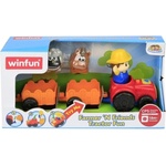 WinFun Игрален комплект WinFun - Музикален трактор с фермер (Win001304)