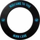 Winmau s logom "Man Cave" čierna Ochrana k terčom