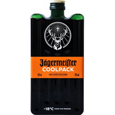 Jägermeister Coolpack 35% 0,35 l (čistá fľaša)