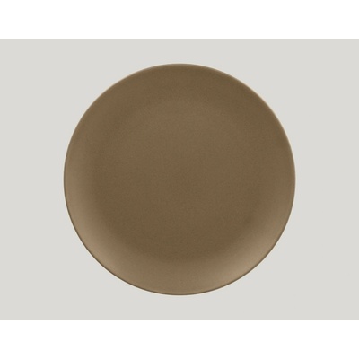 RAK Porcelain Genesis talíř mělký 28 cm hnědá RAK-GNNNPR28CR