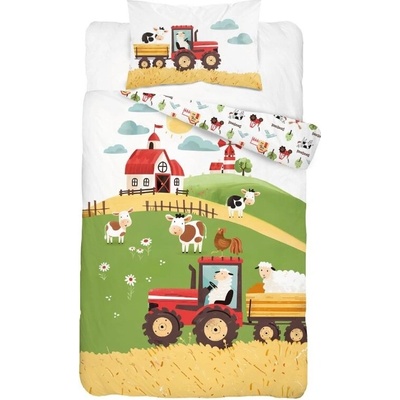 Detexpol povlečení do postýlky Farma na kopci červená 100 x 135 cm 40 x 60 cm – Zboží Dáma Detexpol povlečení do postýlky Farma na kopci červená 100 x 135 cm 40 x 60 cm – Zboží Dáma