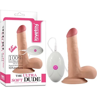 Пенис вибратор, ултра мекият пич, 17см. - The Ultra Soft Dude (LVTOY00148)