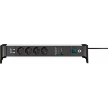 Image 1 of brennenstuhl Alu-Office-Line 4 Plug 1,8 m Switch (1391020410)