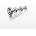 ToyJoy Метална анална играчка с прозрачен кристал Diamond Star Beads S