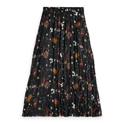 Plisovaná sukně černá Scotch & Soda Velikost: L
