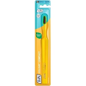 TePe Select Четка за зъби Colour Compact, Extra Soft, жълта - baby