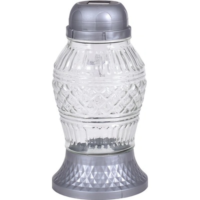Nohel Garden Solárna Lampa na Hroby strieborná 21 cm