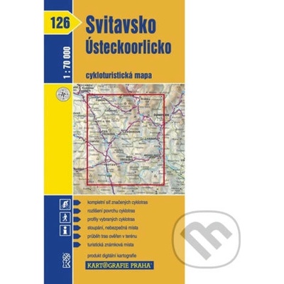 Cykloturistická mapa č. 126 Svitavsko Ústeckoorlicko 1 : 70 tis.