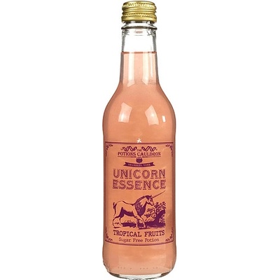 Potions Cauldron esence jednorožce třpytivý nápoj s tropickou příchutí bez cukru 330 ml