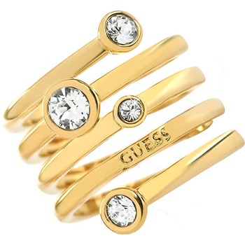 Guess Luxusné špirálovitý prsteň UBR84056