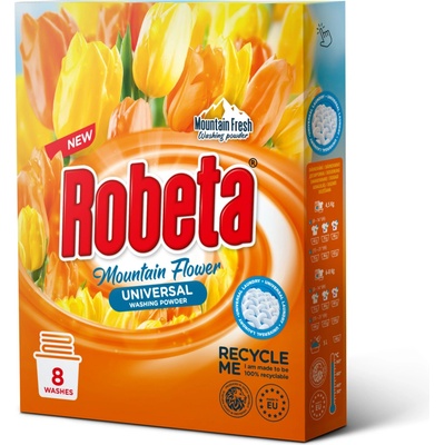 Robeta Universal prací prášok Tulipán 600 g 8 PD