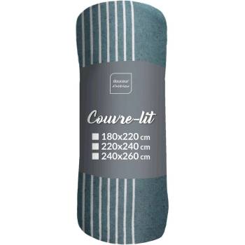douceur d'intérieur Синьо покривало за легло 220x240 cm Adele - douceur d'intérieur (1645006)