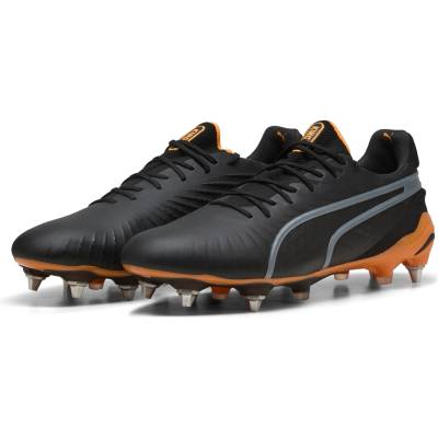 PUMA Футболни бутонки Puma Men's King . 1 Soft Ground Football Boots - Black/Orange