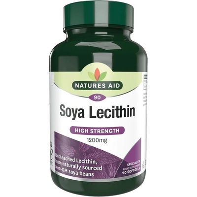 Natures Aid Sójový lecitin 1200 mg 90 softgels