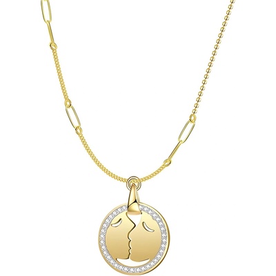 HARAHU Колие Double Face - Златен KP21663 (21663)