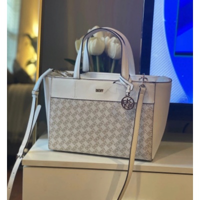 DKNY dámská kabelka satchel do ruky i přes rameno bílá