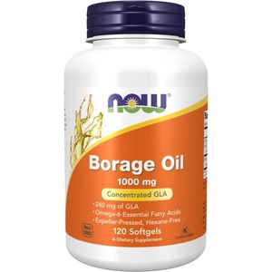 NOW Borage Oil 1000 mg [120 Гел капсули]