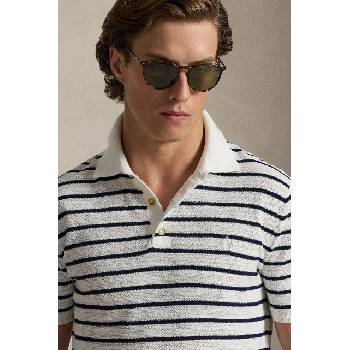 Ralph Lauren Тениска с яка с лен Polo Ralph Lauren (710B13894)