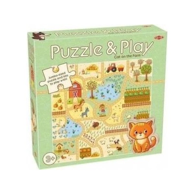 TACTIC Puzzle with the game: Cat on the farm