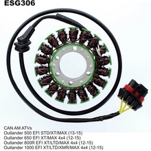 ELECTROSPORT vinutí alternátoru (stator) CAN-AM OUTLANDER 500 (13-15), 650 (12-15), 800/850 (12-16), 1000 (12-16), RENEGADE 800 (12-13), 1000 (12-1 (ESG306)