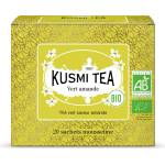 Kusmi Tea Био зелен чай GREEN ALMOND, 20 муселинови торбички, Kusmi Tea (KUSMI21056A1120)