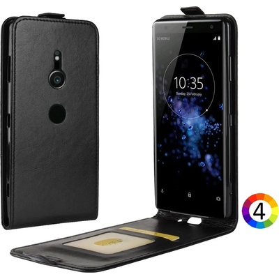 Sony Xperia XZ3 Flip3 Кожен Калъф и Скрийн Протектор