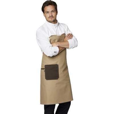 Kentaur 30394 Snap-on Kuchařská zástěra připínací khaki
