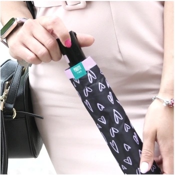 Дамски неавтоматичен чадър Perletti Time 26185